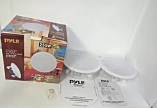 PYLE PDIC81RD 2-WAY IN-CEILING SPEAKER SYSTEM 250W PEAK POWER