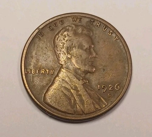 1926-S Lincoln Wheat Cent San Francisco Mint Fine