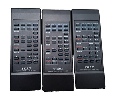 3X TEAC RC-1283 Remote Control Unit