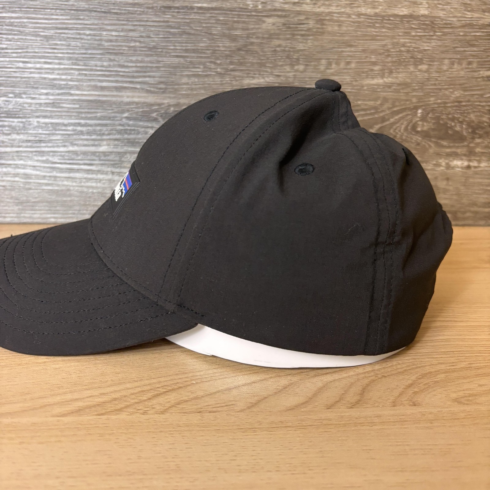 Patagonia Hat Cap Snap Back Black Patch Logo Mens… - image 4