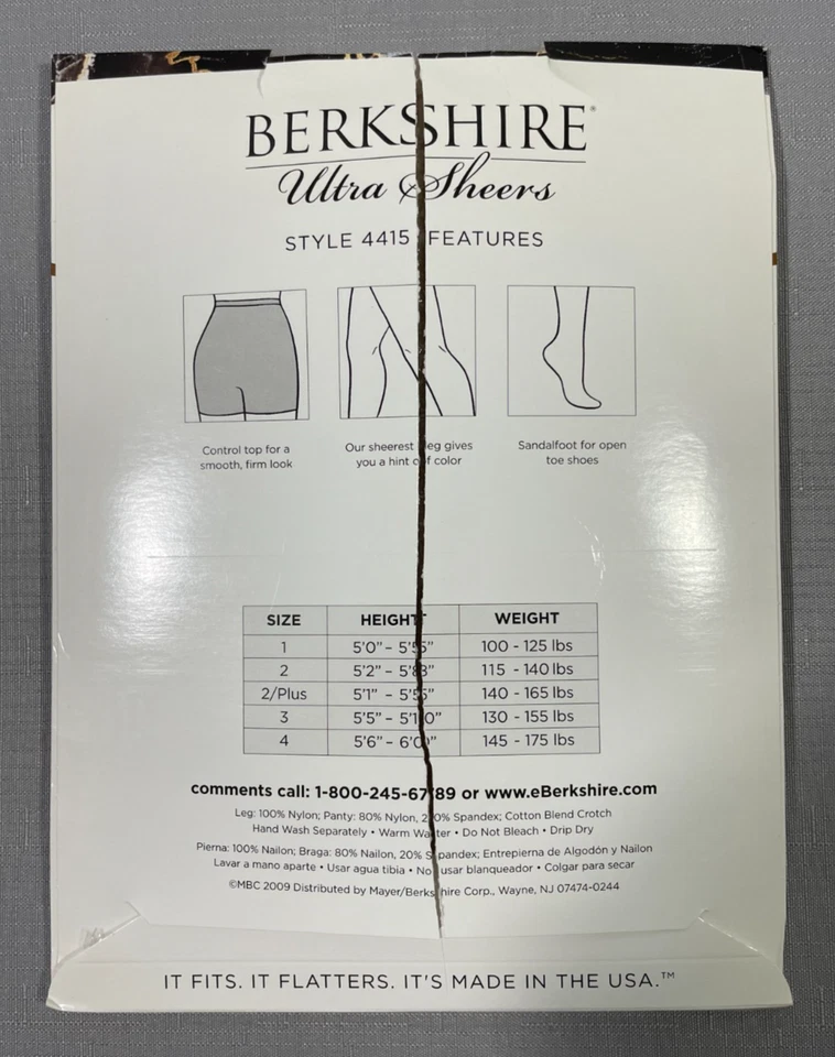 Pantimedias Berkshire Ultra Sheers para mujer crema crepé talla 4 parte superior de control Foto 3 de 4