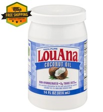 LouAna 100% Pure Coconut Oil, 14 fluid ounces