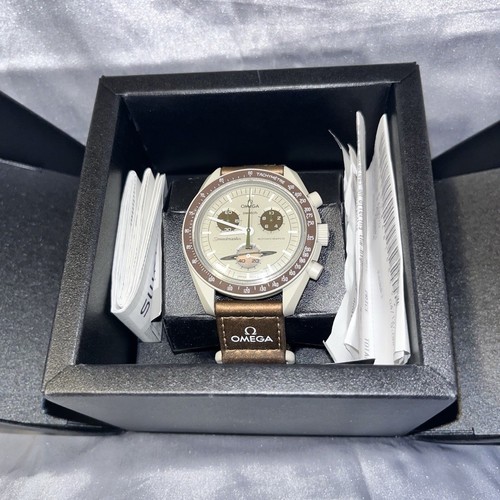 OMEGA x Swatch MoonSwatch Mission to Saturn Quartz Chronograph 42mm w/Box