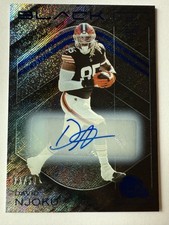 2025 Panini Black David Njoku Sapphire Auto /35 Browns Autograph SSP