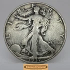 1937 Walking Liberty Half Dollar, 90% Silver - #C59145NQ