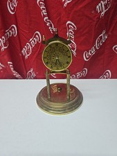 Vintage Kundo Gold Face Mechanical Anniversary Clock For RESTORATION Incomplet