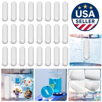 Professional 30mm PTFE Magnetic Stir Post   24 Units for Efficient Mixing
