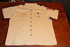 Boy Scouts of America BSA Men's Shirt Tan 3X-Large XXXL 100 Cotton Spots