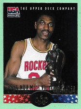 1994-95 Upper Deck Gold Edition Die-Cut Hakeem Olajuwon #23 Houston Rockets👍