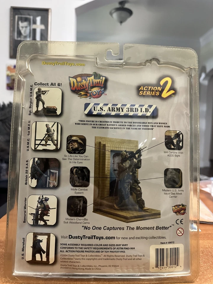 Figura Dusty Trail Action Series 2 US Army 3rd ID 2004 Foto 2 de 2