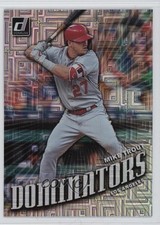 2019 Panini Donruss Dominators Vector Mike Trout #D1 01ba