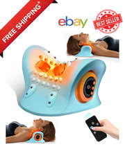 Hugterra Neck Massager 2025 Neck and Shoulder Relaxer with Heat 3 Modes Porta