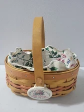 LONGABERGER 1999 Mother's Day Tea for Two Basket Combo New