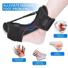 Night Splints Plantar Fasciitis Pain Relief Adjustable Foot Drop Ankle Brace US
