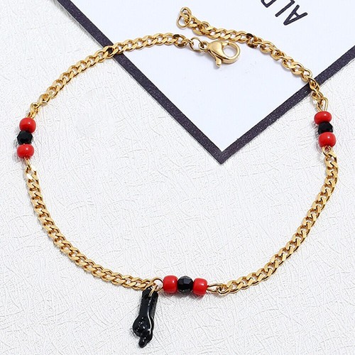 14K Gold Filled Baby ID Azabache Bracelet 5.5” Long/ Pulsera Azabache Bebe - Picture 2 of 8
