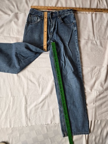 Boys size 16 Bootcut, Relaxed, Distressed, Stained, Baggy Cargo Jeans CHOICE - Picture 18 of 38