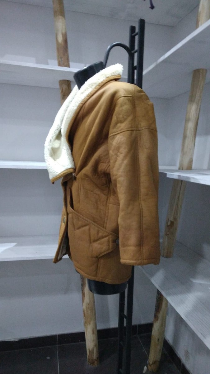 Pre-Owned Brown Men's Shearling Size 44 MG069LZ | eBay