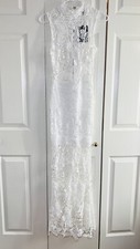 FASHION NOVA Fix Me A Drink Crochet Dress - White  - NWT - Small