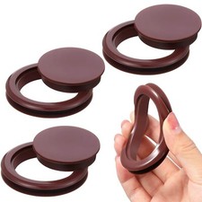 4 Sets 2 Inch Silicone Patio Table Umbrella Hole Ring and Cap for Patio Deck