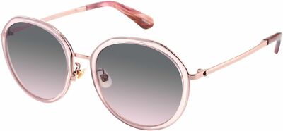 Kate Spade ALAINA 035J Transparent Pink Frames / Gray Gradient Lens Sunglasses