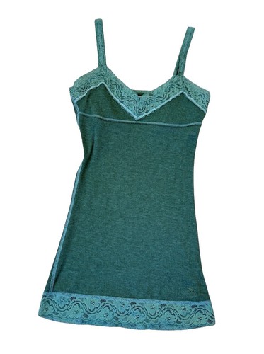 Y2k VTG Abercrombie & Fitch Button Bows Tank Camisole Top Lace