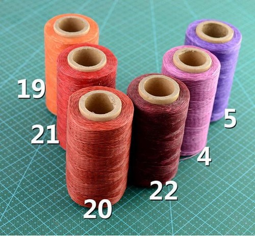 260 m Leder Nähen Gewachst Garn 1 mm Meißel Ahle Polster Schuhe Gepäck Set XT - Bild 6 von 9