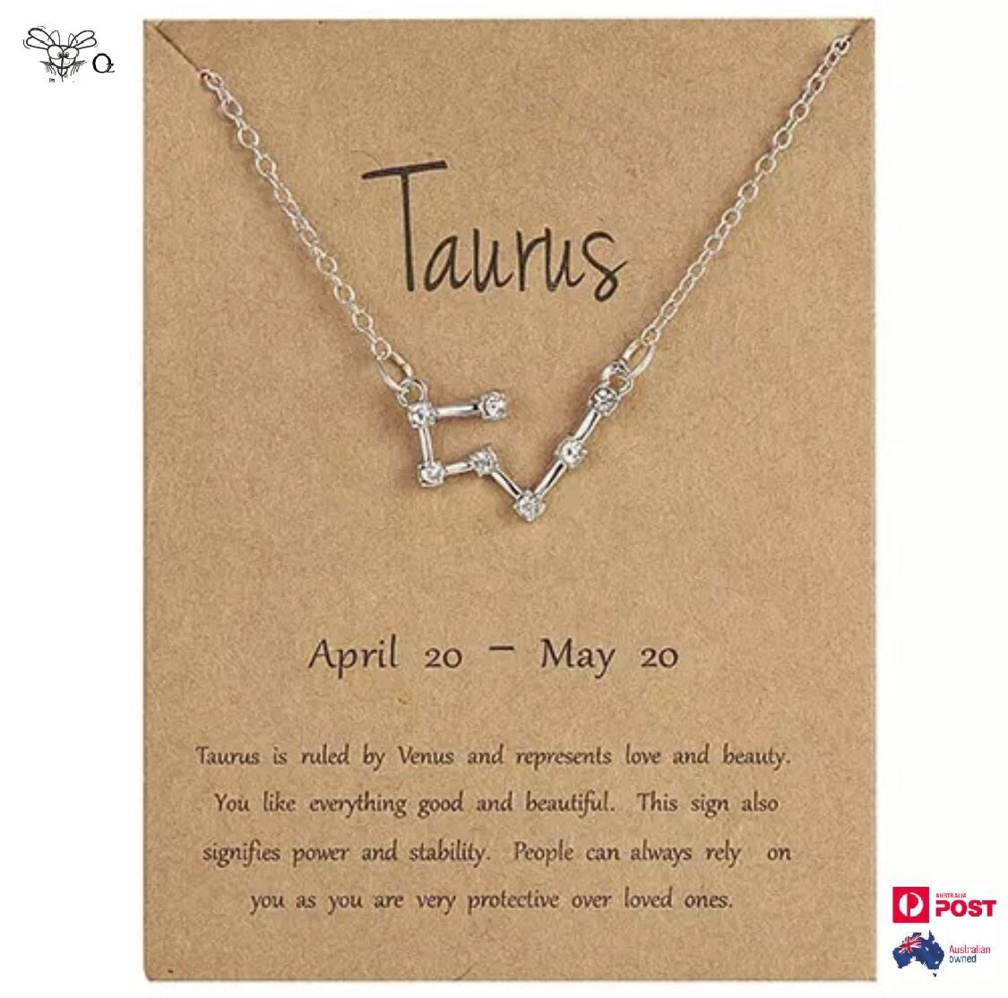 Taurus star necklace sale