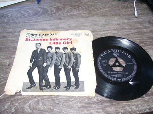 Johnny Kendal and the Heralds - St. James infirmary  * Germany 1964 Vinyl 7" *