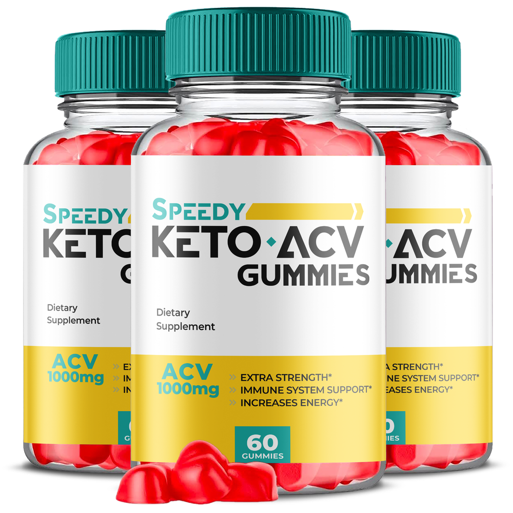Speedy Keto ACV Gummies - Speedy Keto Gummys, Weight Loss OFFICIAL - 3 Pack