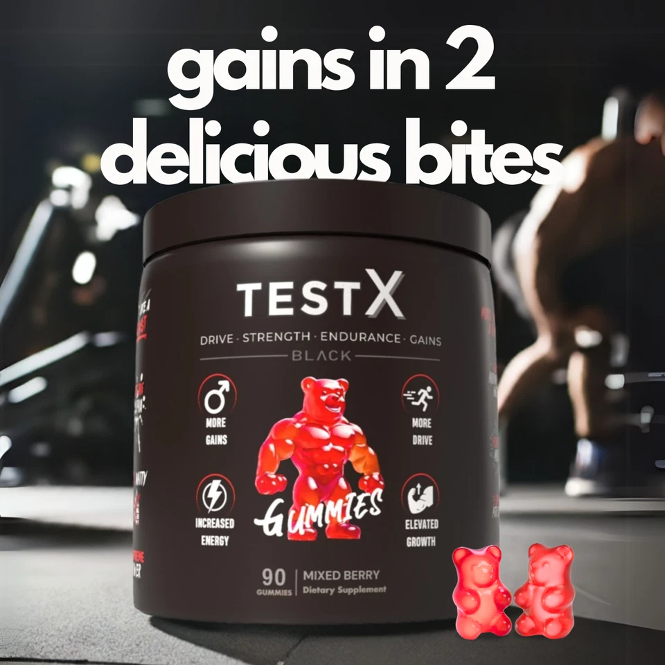 KRAKEN Pre-Workout Gummies + TestX Gummies Twin Pack, 30 Serves by The Gummy Lab - Image 2 of 4