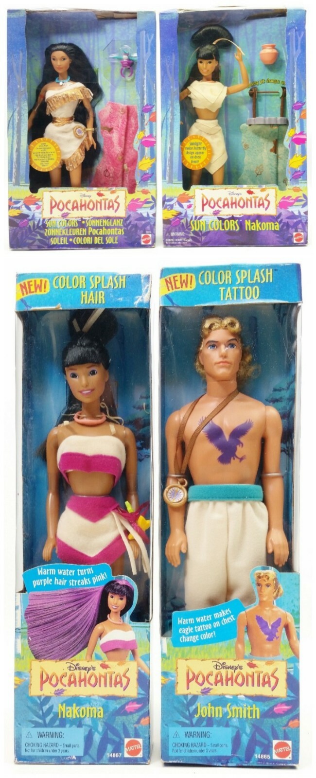pocahontas sun colors doll