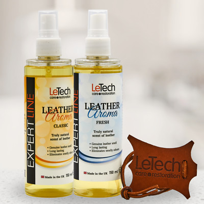 LeTech Lederduft - authentisches neues Autoaroma, frisch & klassisch 150ml