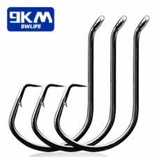 Saltwater Fishing Hooks Octopus Circle Hooks Offset Point Hook for Live Cut Bait