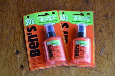 Ben's Tick & Insect Repellent 2 New Bottles 30% Deet