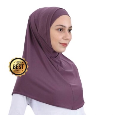 Hijab Fertig Kopftuch 2-teilig 19-Farben Bonnet Bone Amira Niqap Praktisch Islam