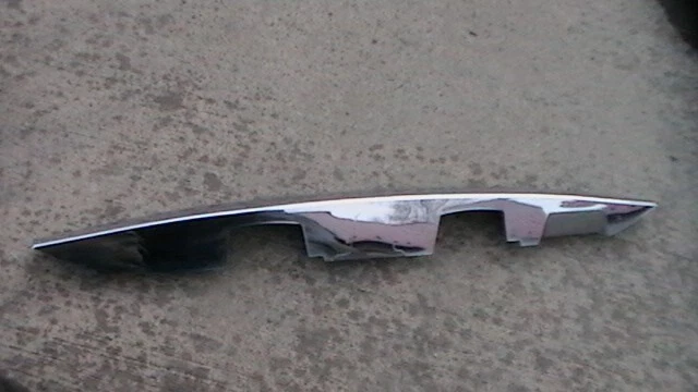 2007-2012 nissan altima sedan rear trunk lid chrome trim panel finish molding - Imagem 3 de 4