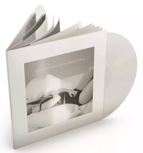 Taylor Swift The Tortured Poets Department Ghosted White Vinyl LP The Manuscript - Picture 4 of 4