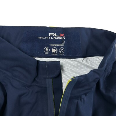 RLX Ralph Lauren Men's S/S 1/4 Zip Golf Jacket Shirt Navy Blue