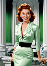 GREER GARSON von Chris Charles Original A3 UHD KUNSTDRUCK FOTODRUCK