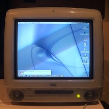 iMac M5521 Blueberry Blue Indigo Apple Macintosh G3 Computer Tested READ B440