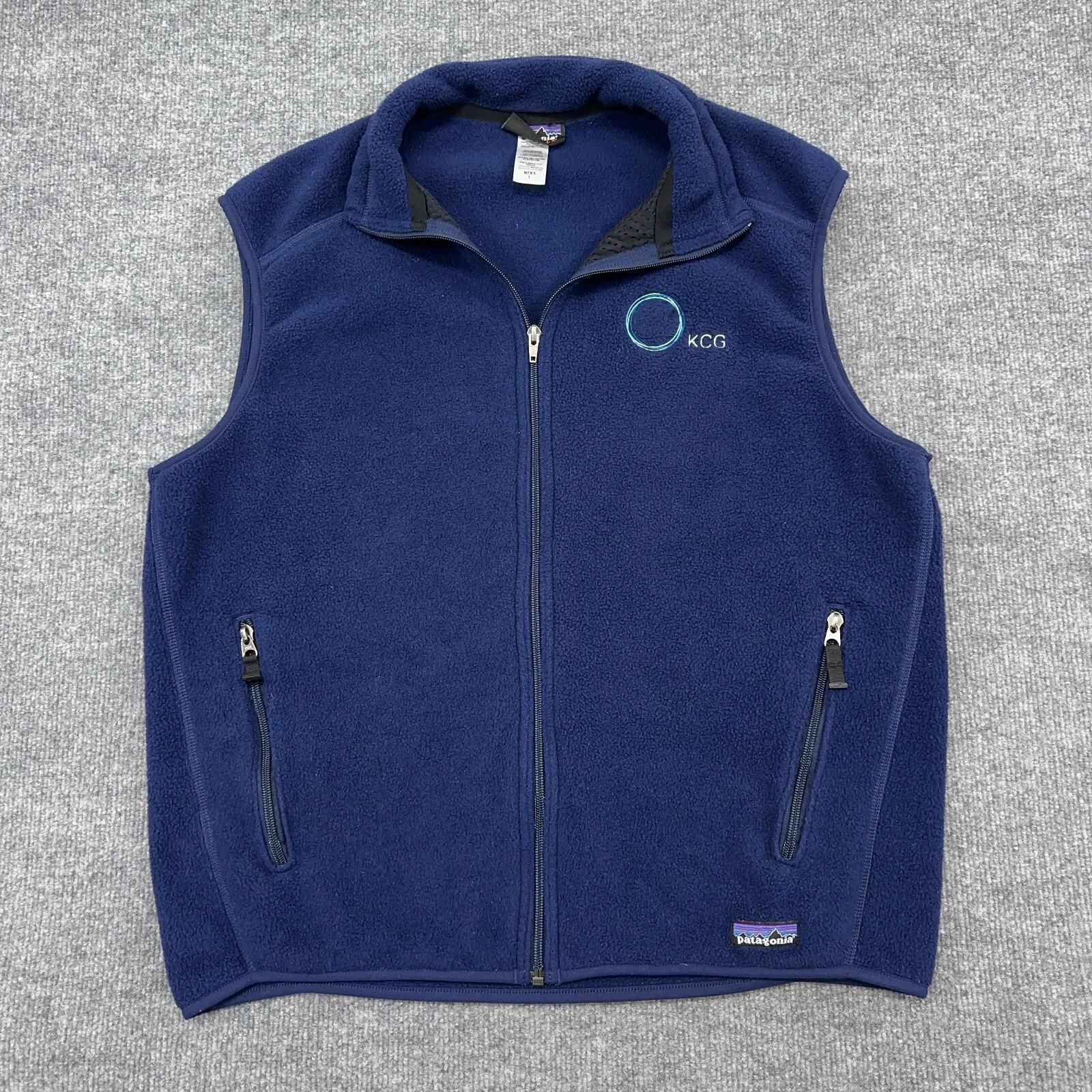 patagonia synchilla fleece full zip outdoor logo jacket