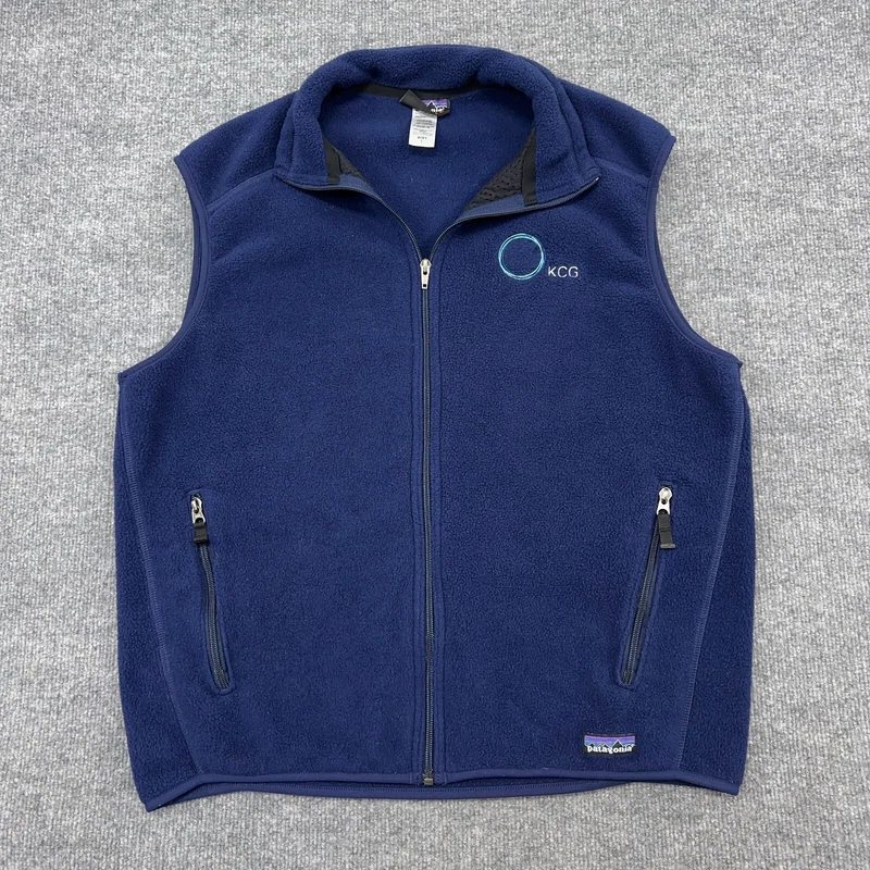 patagonia synchilla fleece full zip outdoor logo jacket