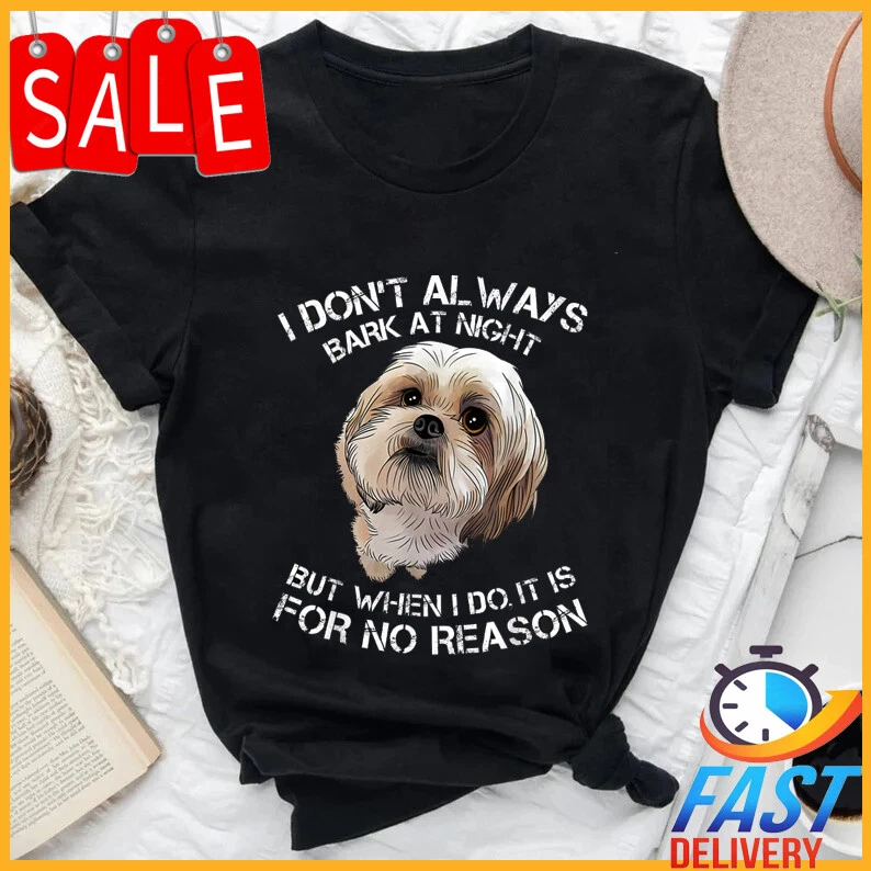 Funny shih tzu sales t shirts