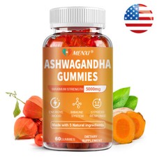 Ashwagandha Gummies- Anti-Anxiety, Daily Stress Management, Mood & Sleep Support
