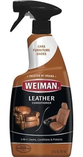 Weiman Leather Cleaner Conditioner Protect Restores Leather Surfaces 12 oz