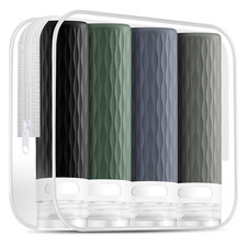 Travel Bottles for Toiletries, TSA Approved 3.4oz Travel Size Containers, BPA Fr