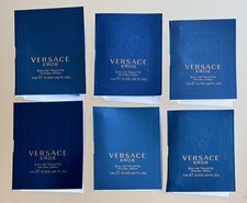 6 PCs Versace Eros Eau De Toilette Natural Spray 0.03fl.oz /1mL Each Sample Vial