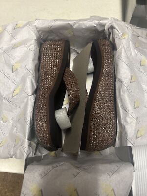 Volatile Island Women's Sandal Brown Sz 9 Raffia