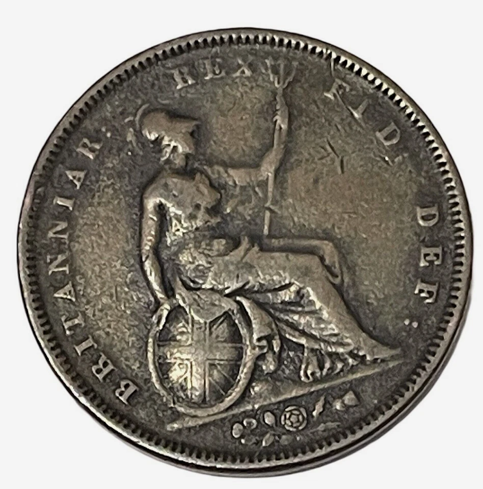 1831 Great Britain King William 1 Penny Large World Cent Coin KM# 707 Lot B5-623 - Image 4 of 4