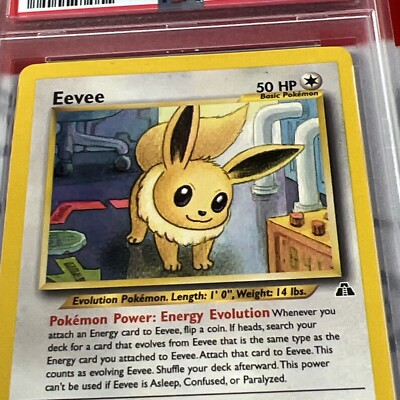 PSA 9 EEVEE #38 2001 Neo Discovery Pokemon Non Holo Card 3685 | eBay